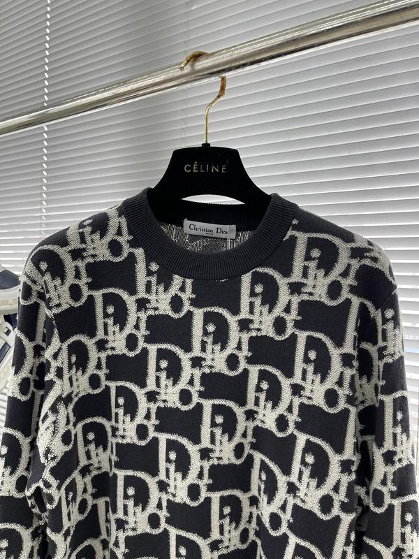 Свитшот Christian Dior Chaotic Dior Logos "Blue" фото № 3