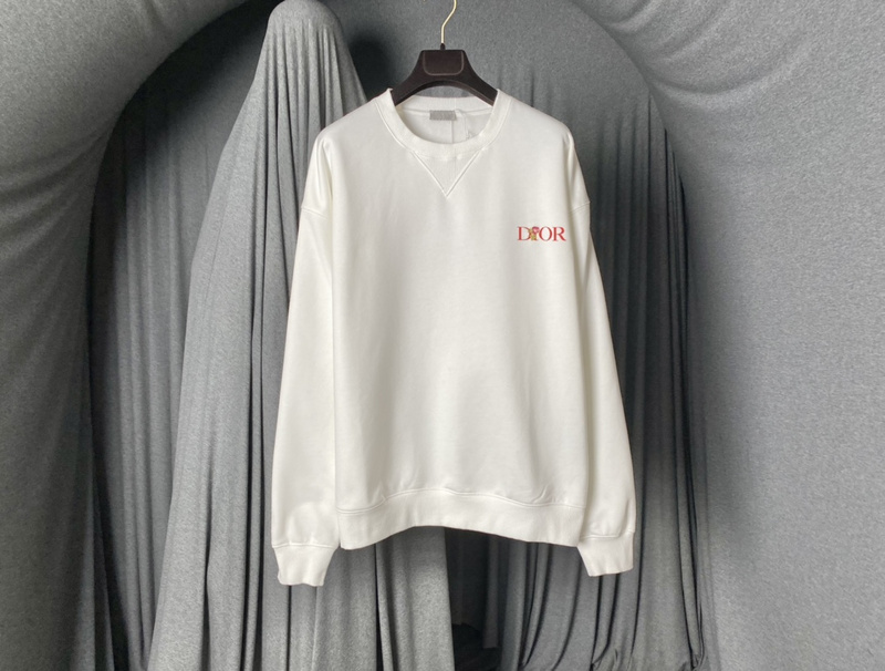 Свитшот Dior Rose With Thorns "White" фото № 2