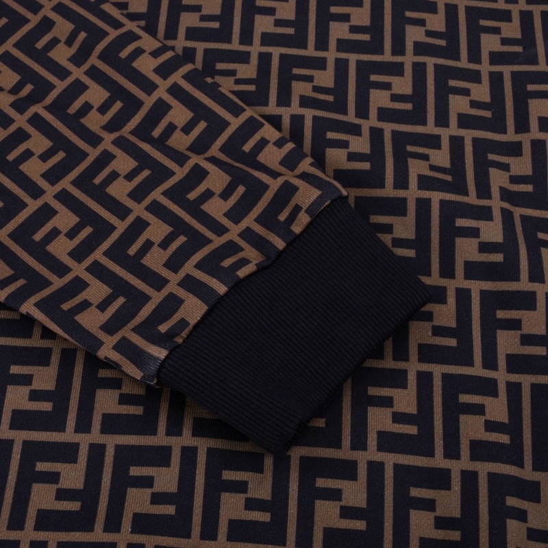 Свитшот Fendi With Yellow Stripes "Brown/Black" фото № 4