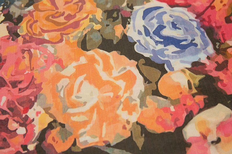 Свитшот Louis Vuitton Painting Of Flowers "White" фото № 3