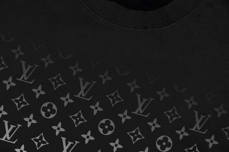 Свитшот Louis Vuitton Disappearing Emblems "Black" фото № 4