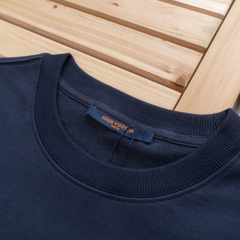 Свитшот Louis Vuitton - Logo "Blue" фото № 3