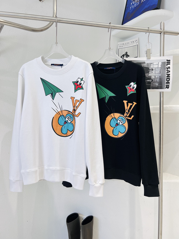 Свитшот Louis Vuitton Paper Airplane "White" фото № 2