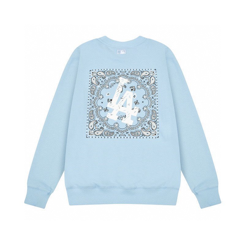 Свитшот MLB Back Big Logo In Square "Blue" фото № 2