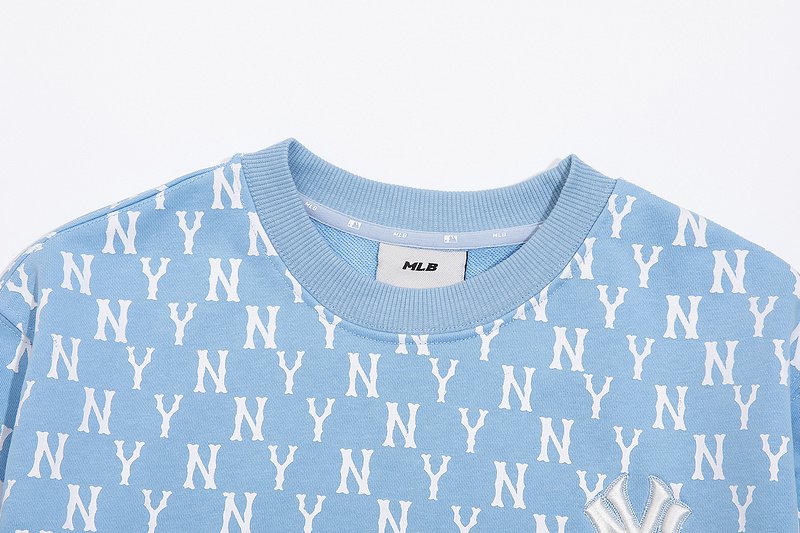 Свитшот MLB X New York Letter Print "Blue" фото № 3