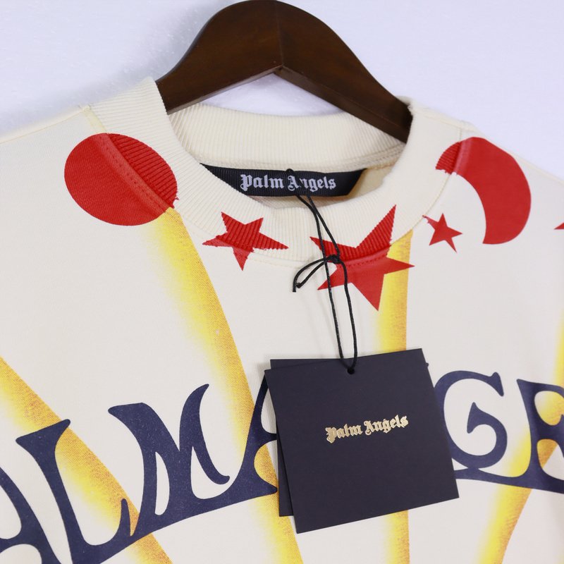 Свитшот Palm Angels At Sunrise "Cream" фото № 5
