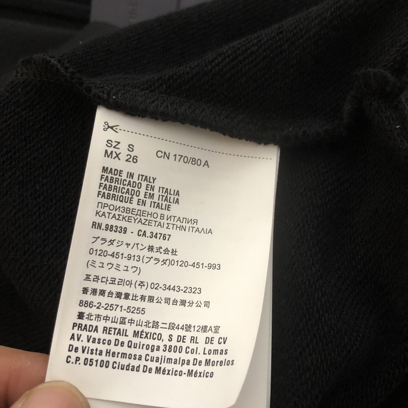 Свитшот Prada With Logo And Emblem "Black" фото № 6