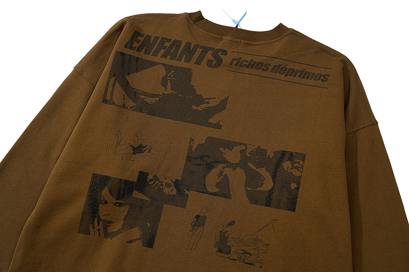 Свитшот Riches Deprimes With Print "Brown" фото № 7