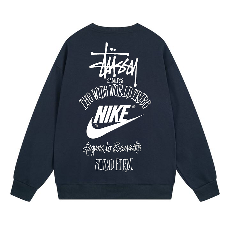 Свитшот Stussy Nike The Wide World Trible "Blue" фото № 2