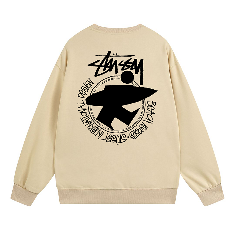 Свитшот Stussy Beach Boots Stussy International Design "Beige" фото № 2