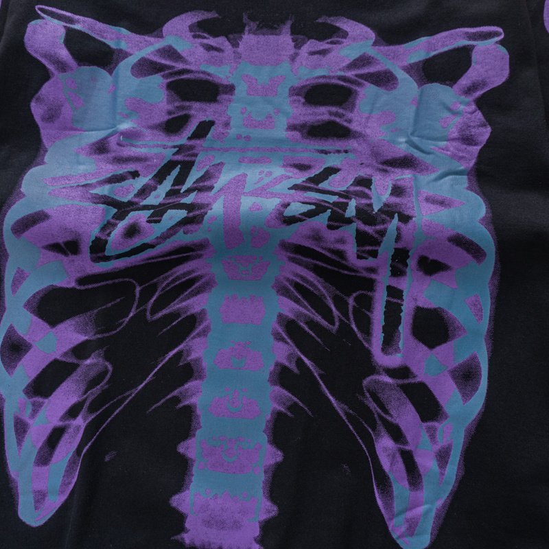 Свитшот Stussy Skeleton Print "Black" фото № 2