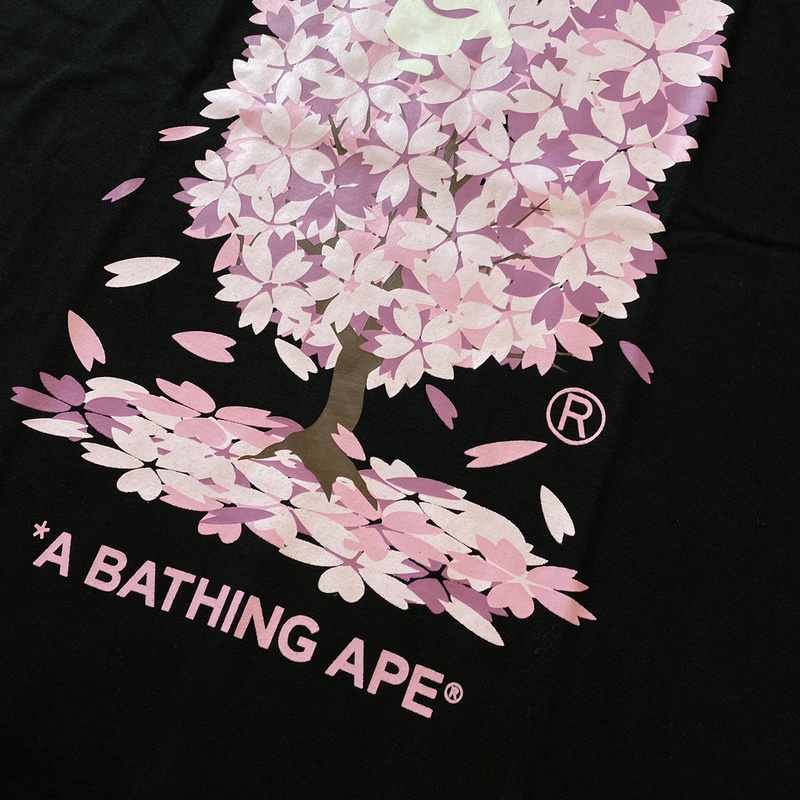 Футболка A Bathing Ape Tree Monkey "Black" фото № 2