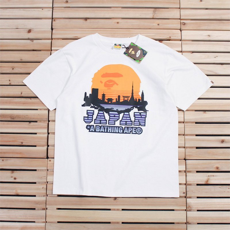 Футболка A Bathing Ape City Of Japan - Print "White" фото № 4