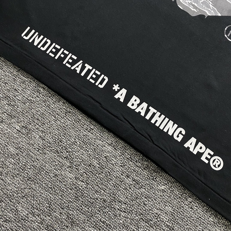 Футболка A Bathing Ape Undefeated "Black" фото № 4