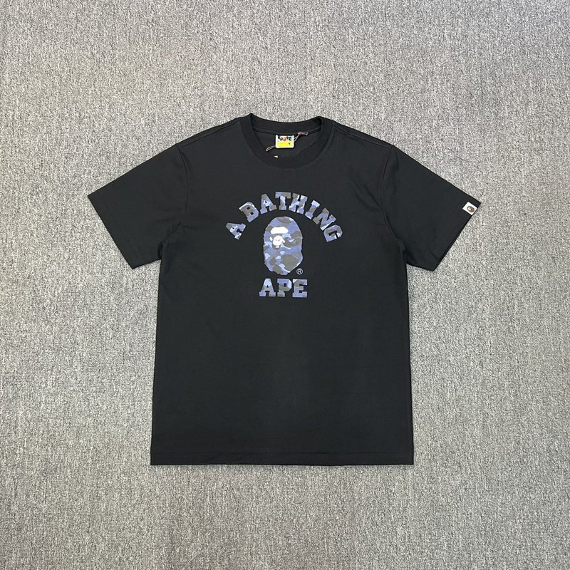 Футболка A Bathing Ape With Graphic Print "Black/Blue" фото № 6