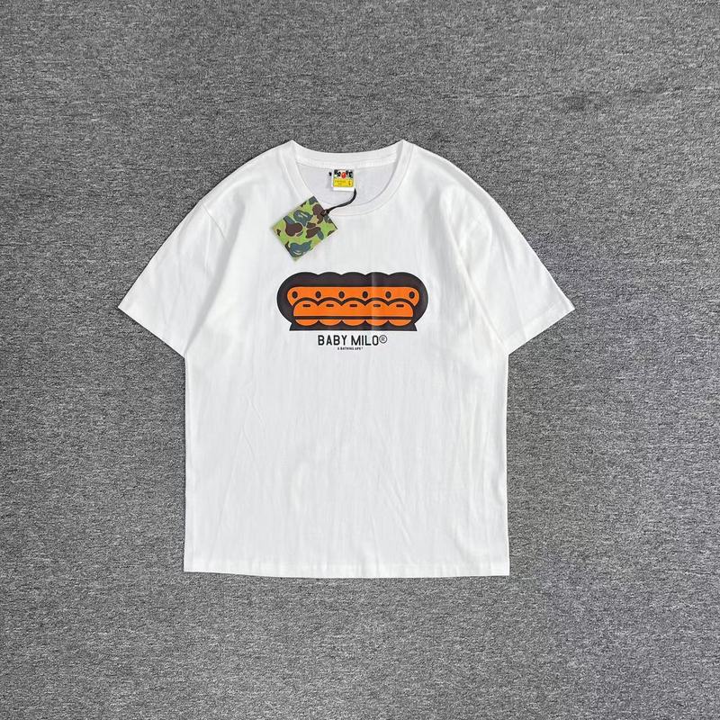 Футболка A Bathing Ape Merging Monkeys "White" фото № 2