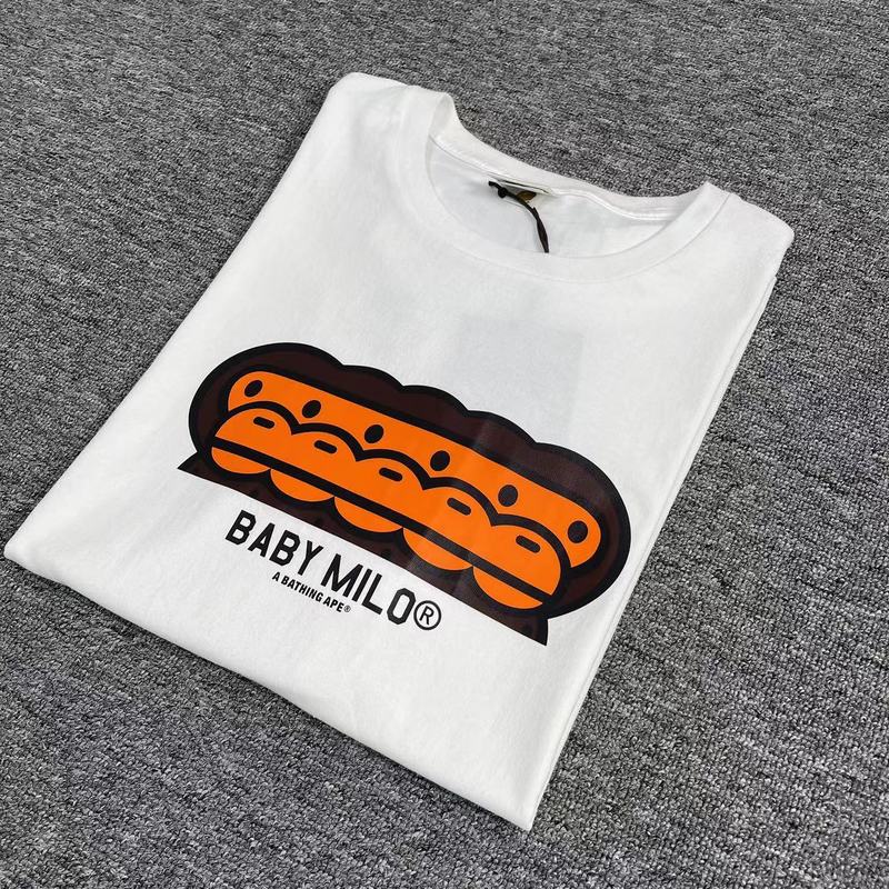 Футболка A Bathing Ape Merging Monkeys "White" фото № 7