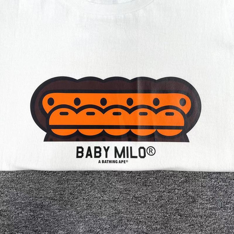 Футболка A Bathing Ape Merging Monkeys "White" фото № 8