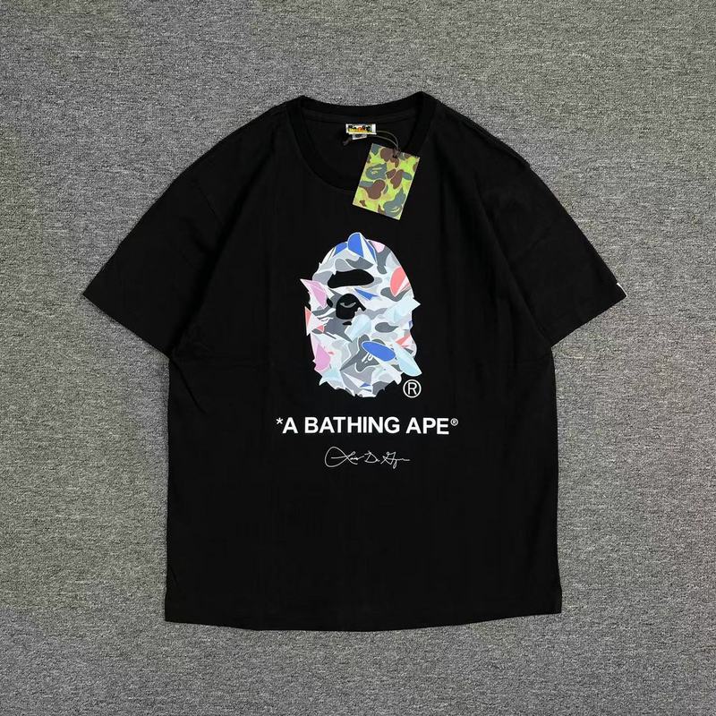Футболка A Bathing Ape Variegated Print "Black" фото № 3
