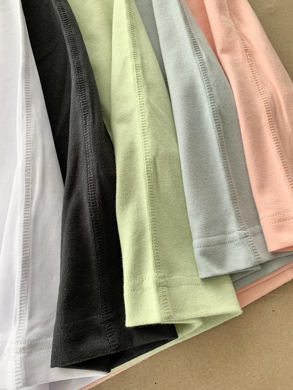 Футболка Acne Studios Short Sleeve Logo Text AS "Light green" фото № 5