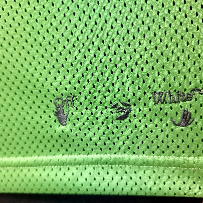 Футболка Air Jordan X Off White With Logo "Green/Black" фото № 5