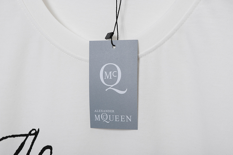 Футболка Alexander Mcqueen Plain "White" фото № 2