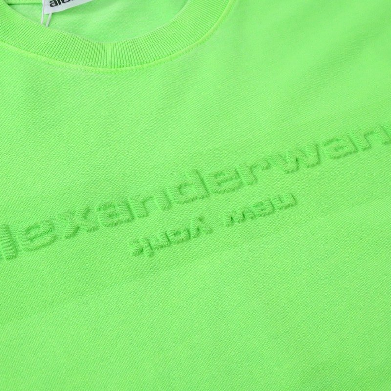 Футболка Alexander Wang Logo Brand New York Text "Green" фото № 5