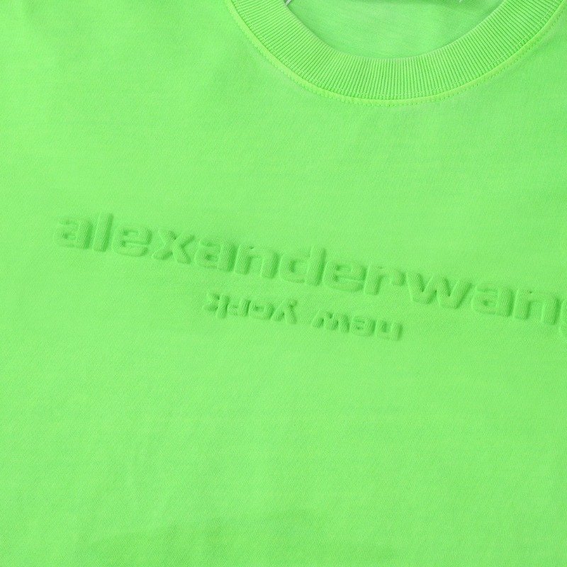 Футболка Alexander Wang Logo Brand New York Text "Green" фото № 6