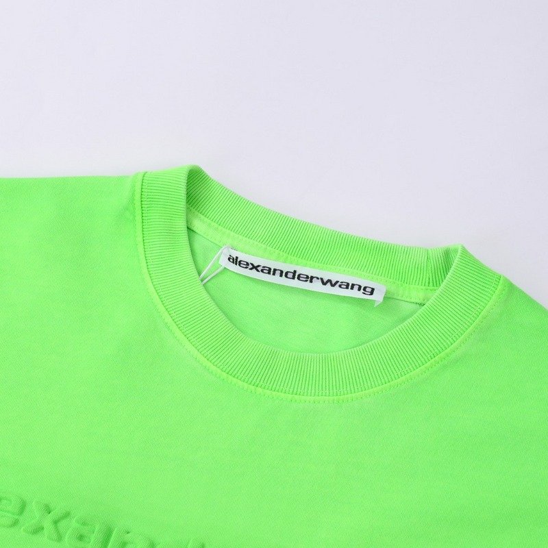 Футболка Alexander Wang Logo Brand New York Text "Green" фото № 8
