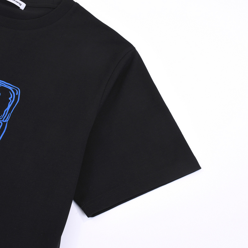 Футболка Alexander Wang With Brand Logo "Black" фото № 4
