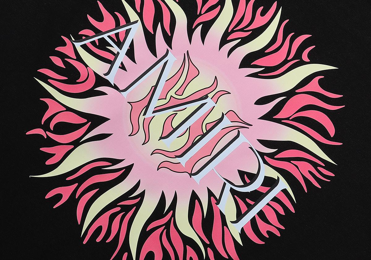 Футболка Amiri Frontside Small Print Sun "Black" фото № 5