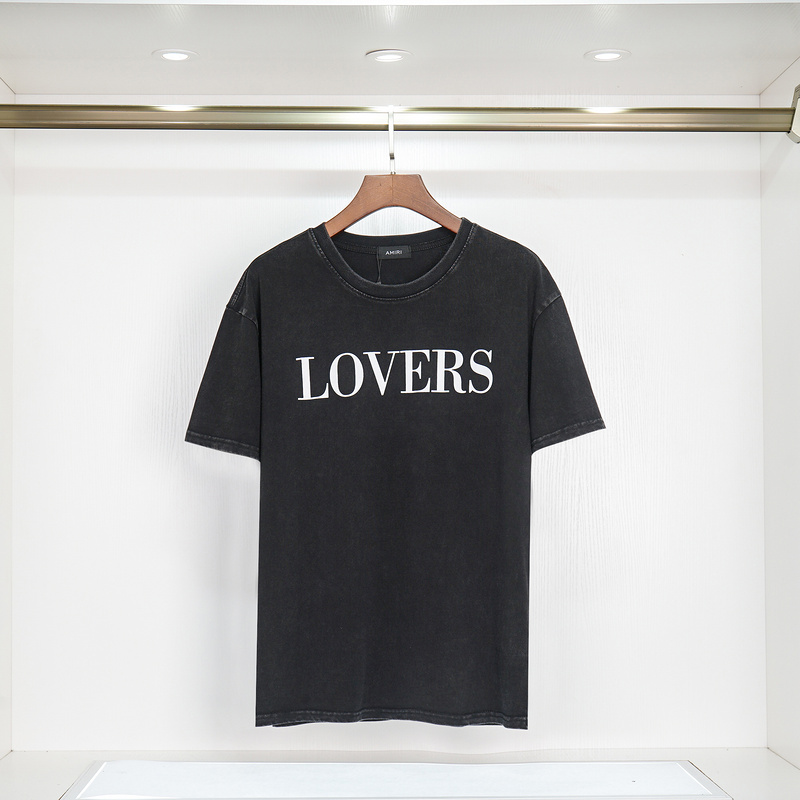 Футболка Amiri Lovers "Black" фото № 7