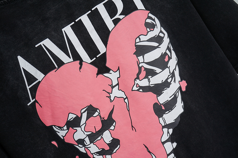 Футболка Amiri Lovers "Black" фото № 2