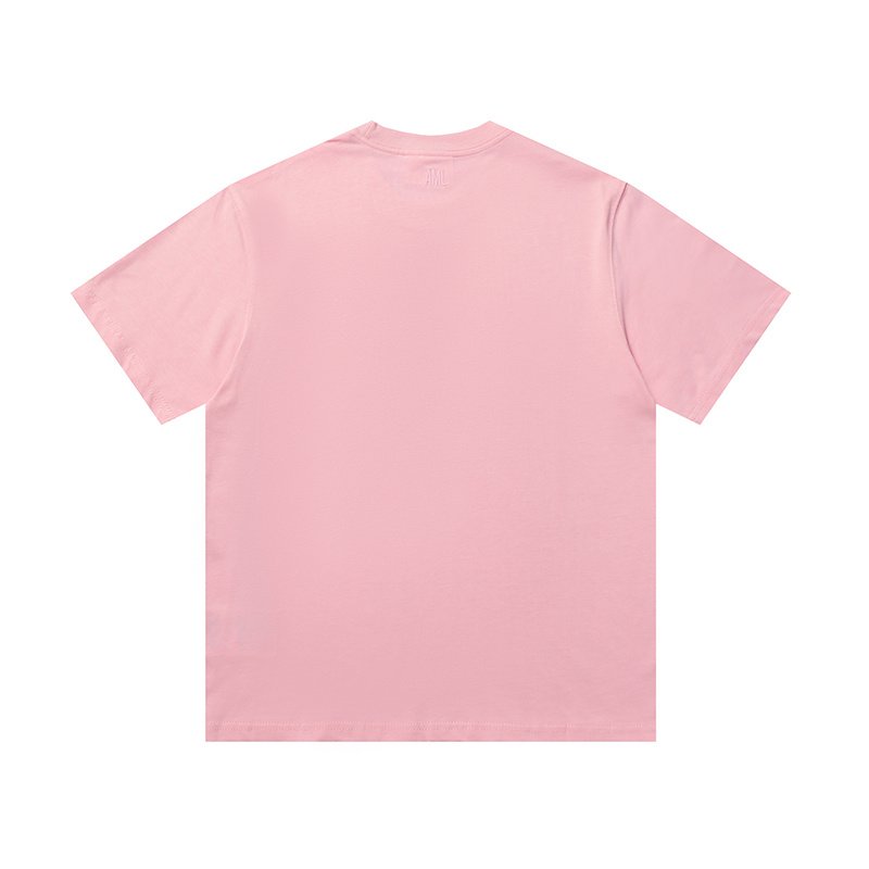 Футболка Amiri With Logo By Color "Pink" фото № 2