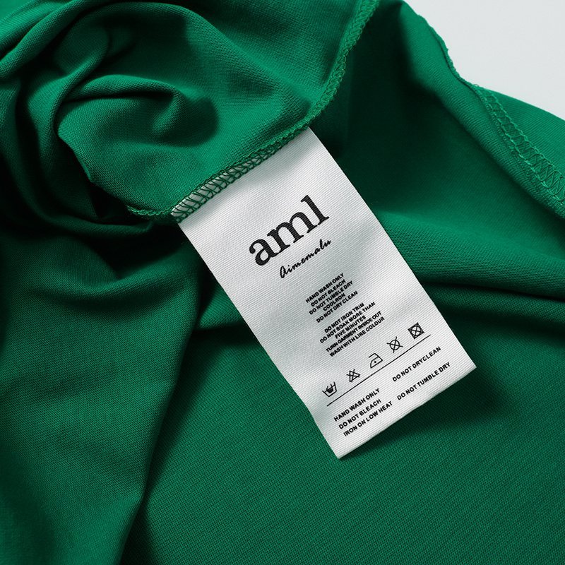 Футболка Amiri Small Red Heart "Green" фото № 3