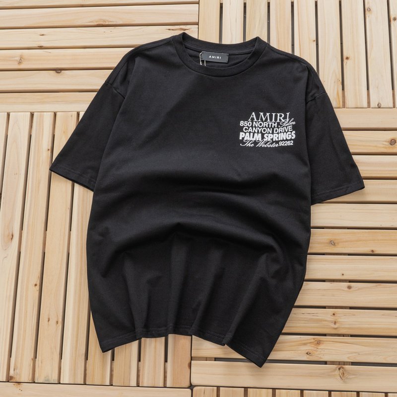 Футболка Amiri 850 North Canyon Drive "Black" фото № 2