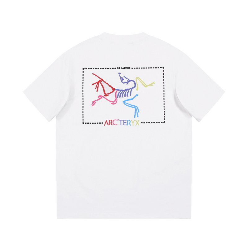 Футболка Arcteryx Multi-Colored Skeleton Print "White" фото № 8
