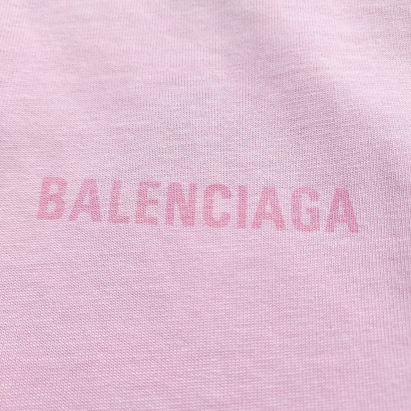 Футболка Balenciaga With Pink Text Logo "Pink" фото № 5