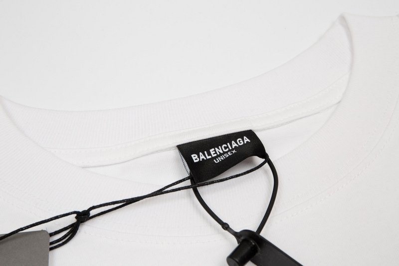 Футболка Balenciaga Smoke "White" фото № 3