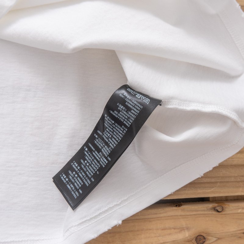 Футболка Balenciaga Logo From Little Pieces "White" фото № 7