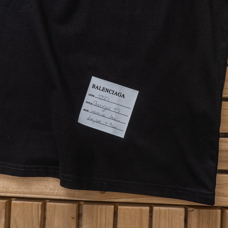 Футболка Casablanca Small Note Print "Black" фото № 4