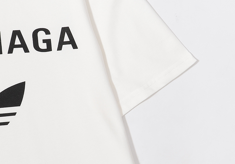 Футболка Balenciaga X Adidas Logo "White" фото № 3