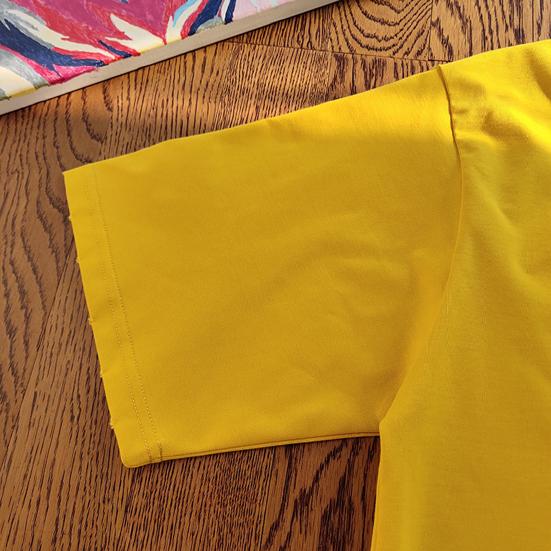 Футболка Balenciaga Big Logo With Waves "Yellow" фото № 3