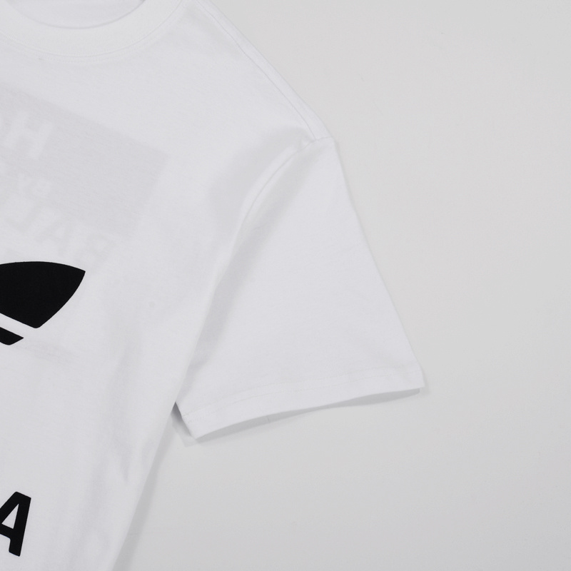 Футболка Balenciaga X Adidas With The Inscription Hello "White" фото № 6