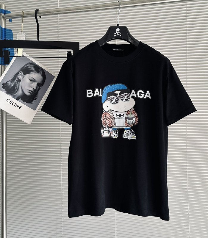 Футболка Balenciaga Print Cool Person "Black" фото № 2