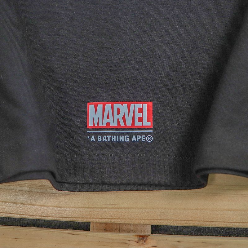 Футболка Bape Iron Man Print "Black" фото № 4