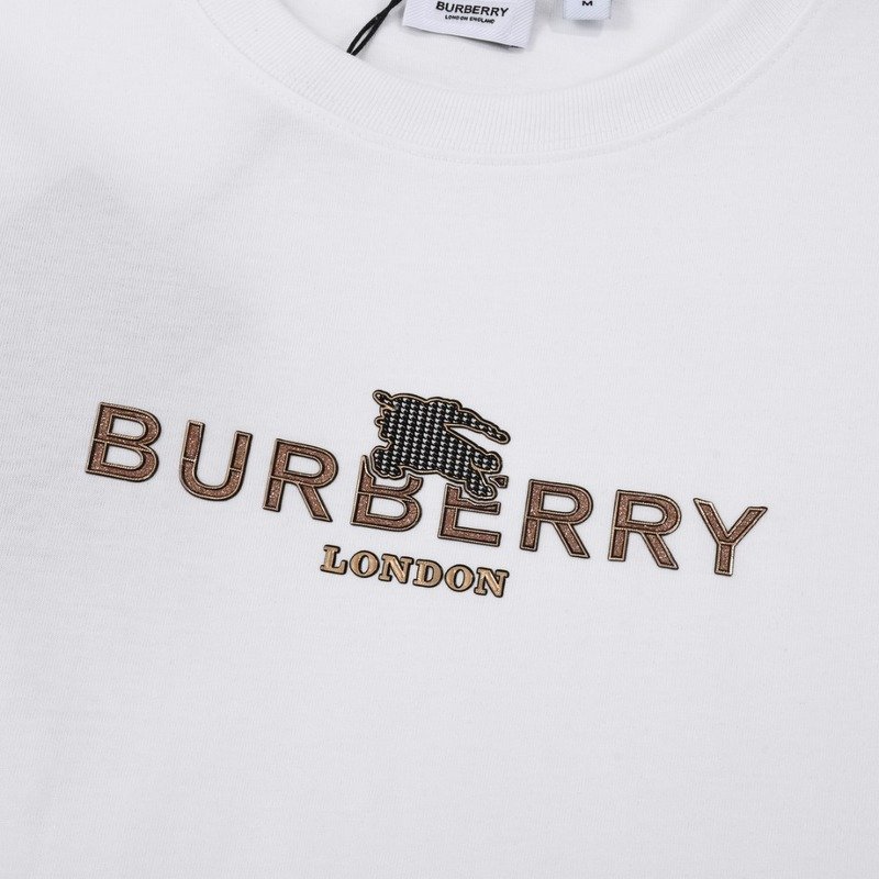 Футболка Burberry Shining Text Effect "White" фото № 5