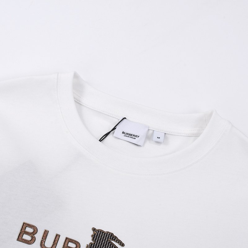 Футболка Burberry Shining Text Effect "White" фото № 8