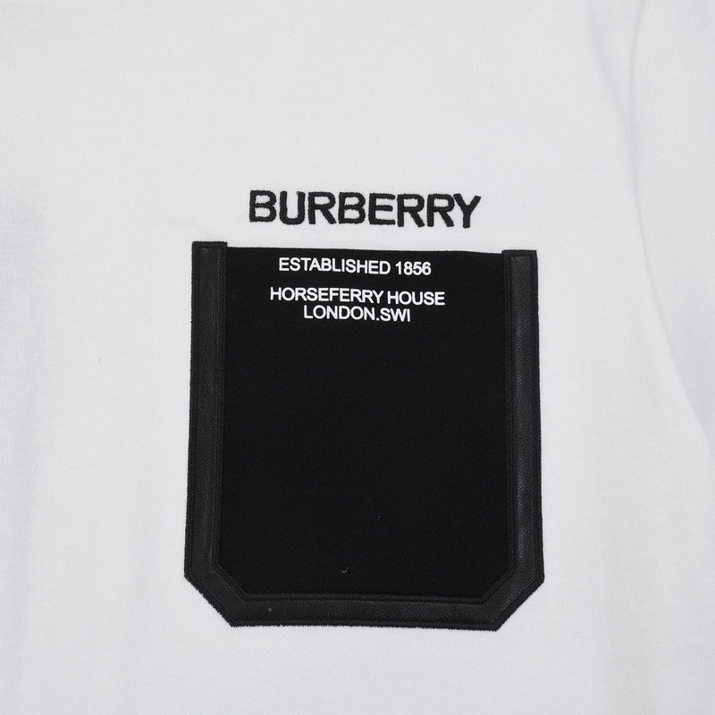 Футболка Burberry Expressive Pocket "White" фото № 7