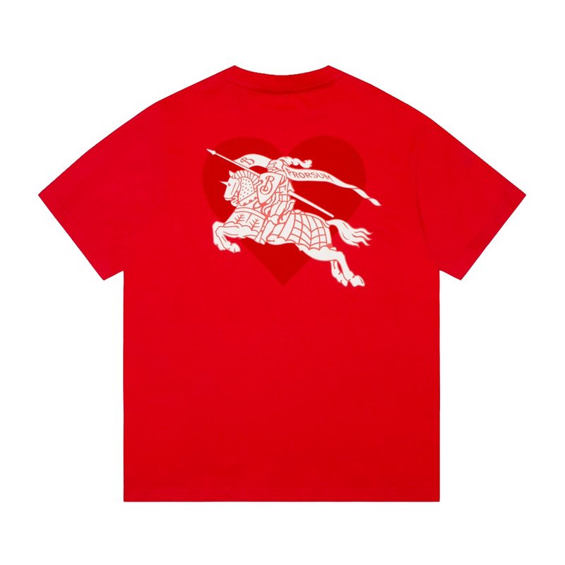 Футболка Burberry Rider In The Heart "Red" фото № 4